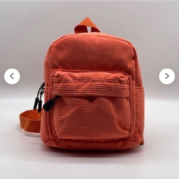 ๐ NWT! Black Corduroy Mini Backpack ๐ - Picture 3 of 5